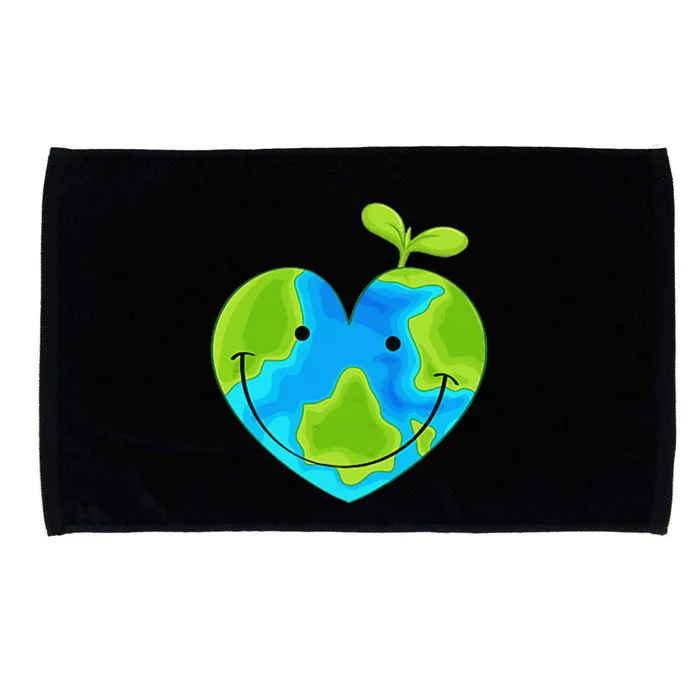 Earth Heart Earth Day Microfiber Hand Towel