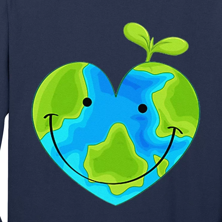 Earth Heart Earth Day Long Sleeve Shirt