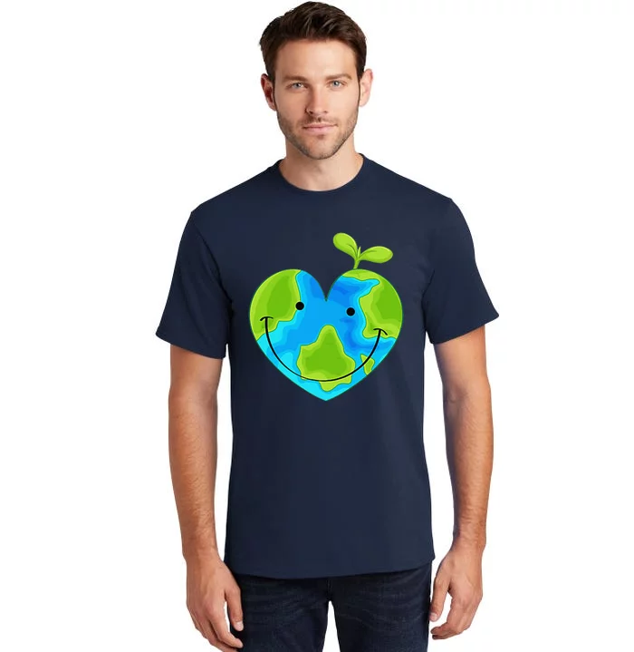 Earth Heart Earth Day Tall T-Shirt