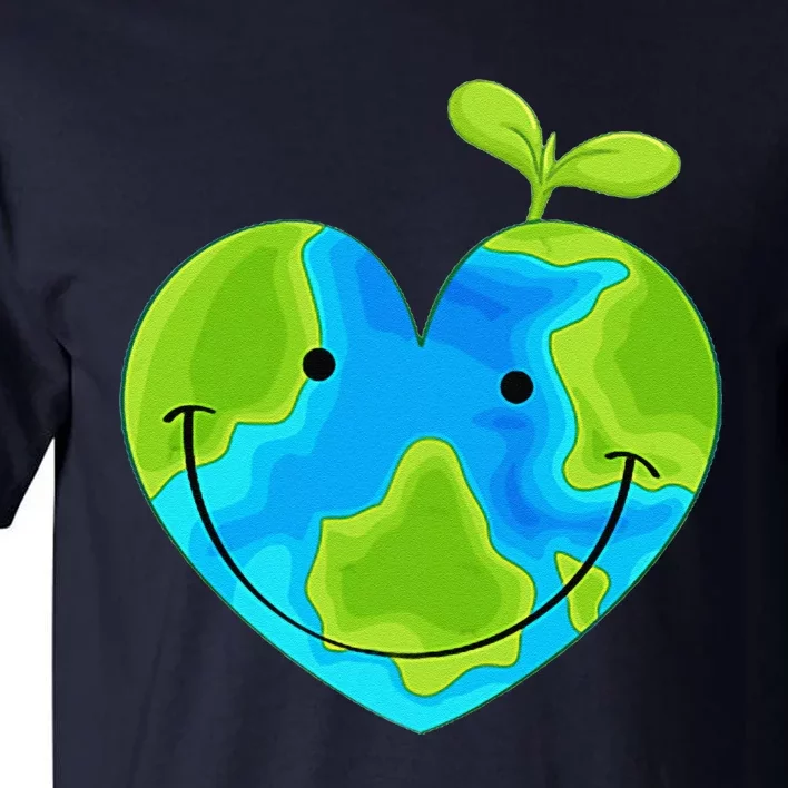 Earth Heart Earth Day Tall T-Shirt