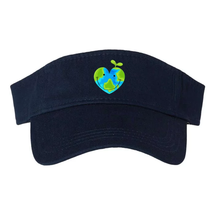 Earth Heart Earth Day Valucap Bio-Washed Visor