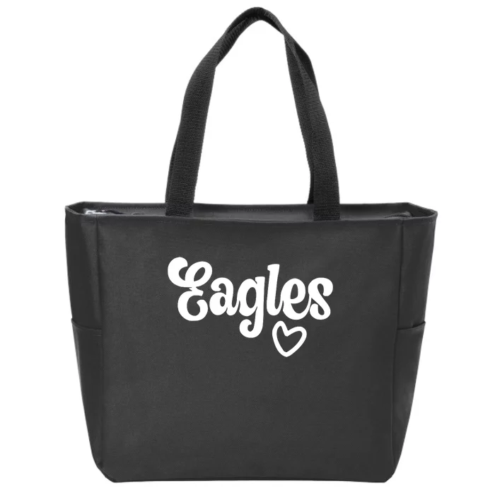 Eagle_s Heart Zip Tote Bag