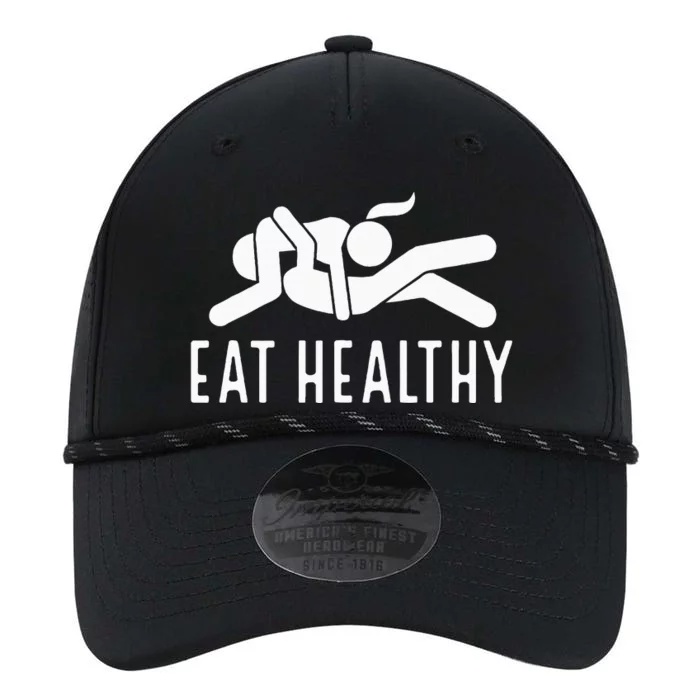 Eat Healthy Funny Naughty Couple Humor Joke Valentine Performance The Dyno Cap