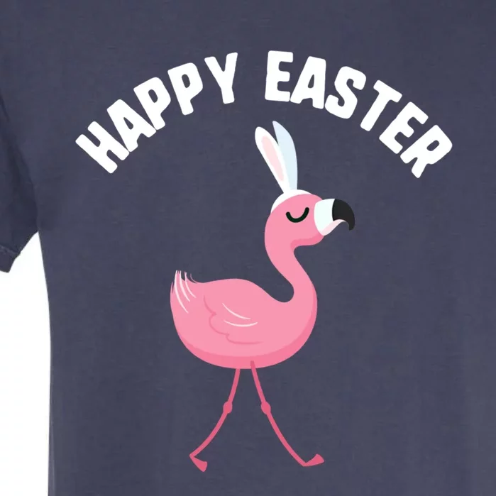 Easter Happy Flamingo Bunny Ears Pink Eggs Undefined Gift Garment-Dyed Heavyweight T-Shirt