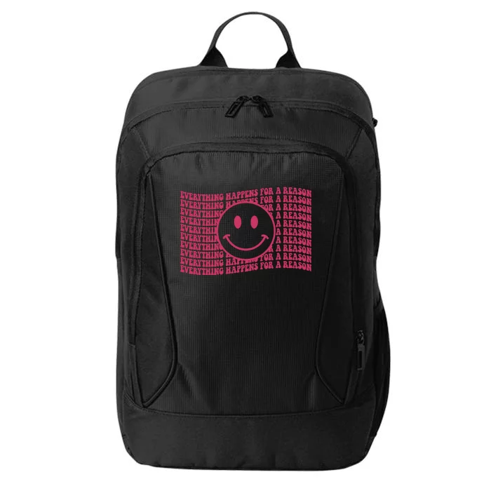 Everything Happen For A Reason Hoodie City Backpack