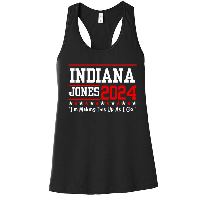 Election Humor For President Exlporer 1980s Women's Racerback Tank