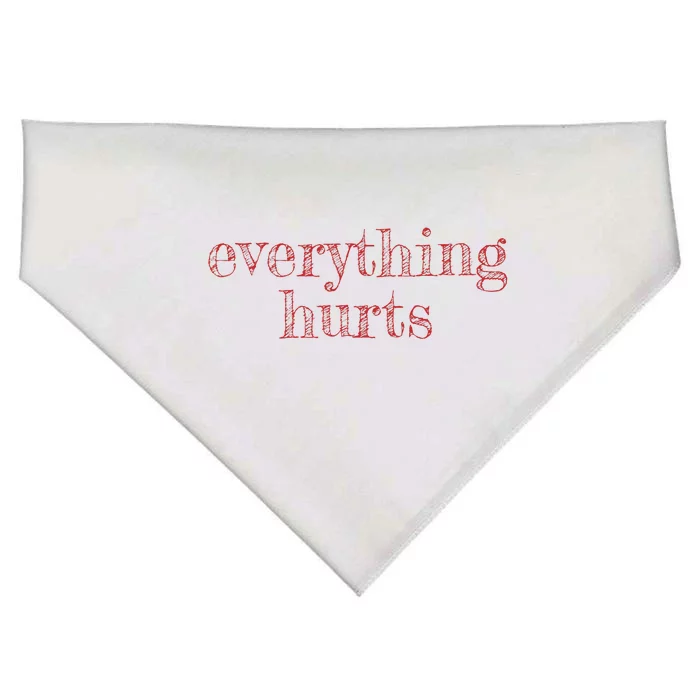 Everything Hurts Getting Older With Age USA-Made Doggie Bandana