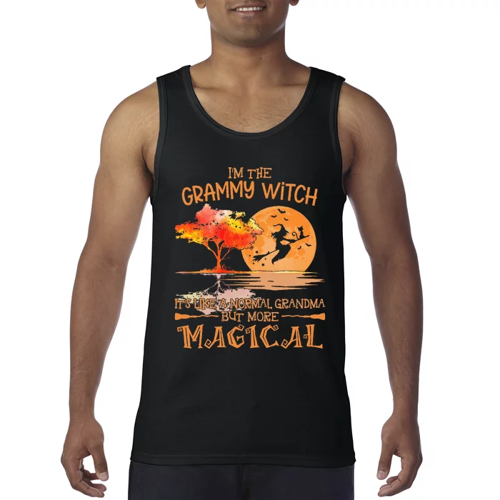 Enchanting Halloween Grammy's Magical Witch Costume Tank Top