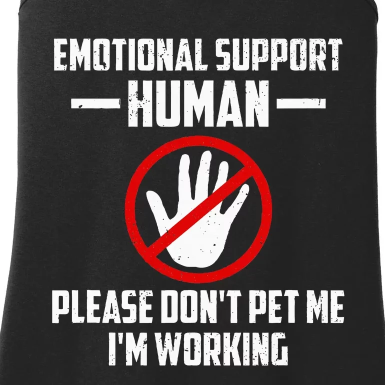 Emotionalsupport Human Halloween Costume Do Not Pet Me Ladies Essential Tank