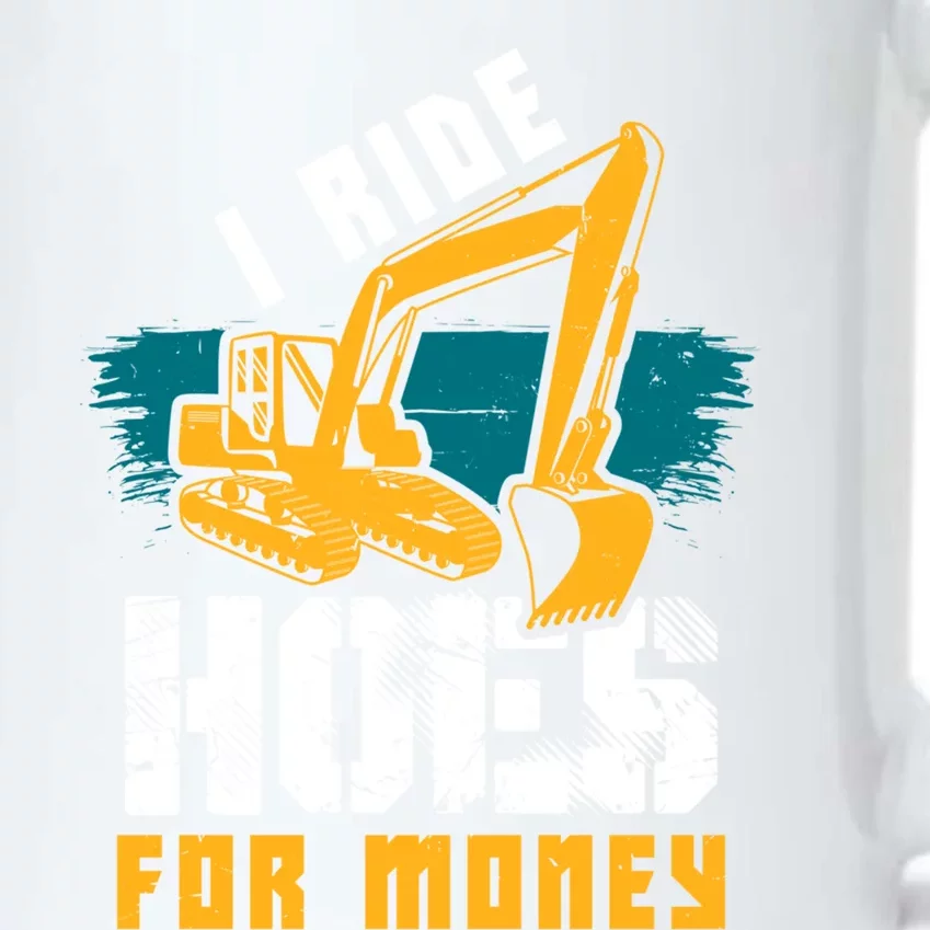 Excavator Hoody Hoe Operator Funny Construction Gift Black Color Changing Mug