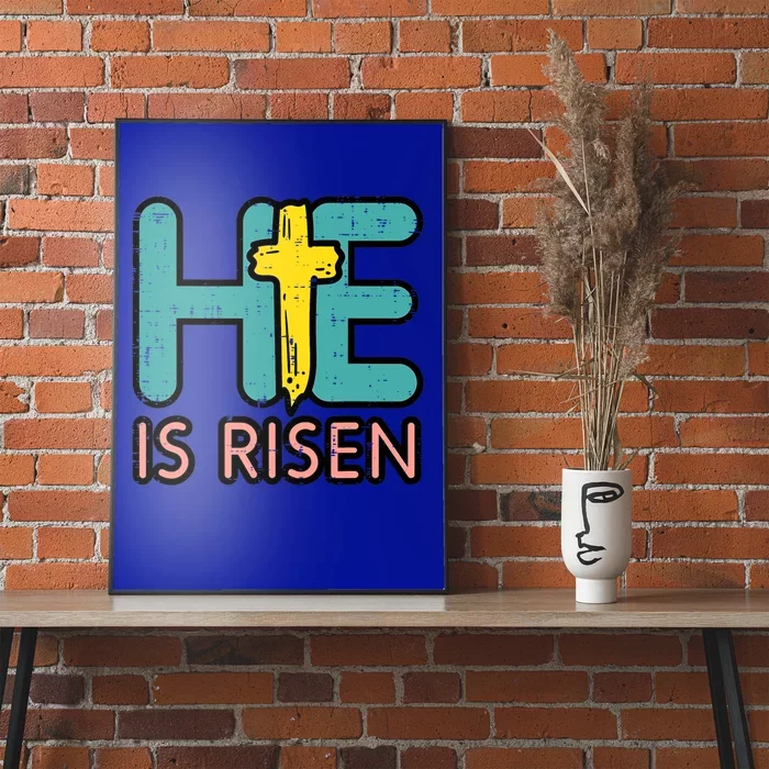 Easter He Is Risen Jesus Resurrection Christian Great Gift Poster