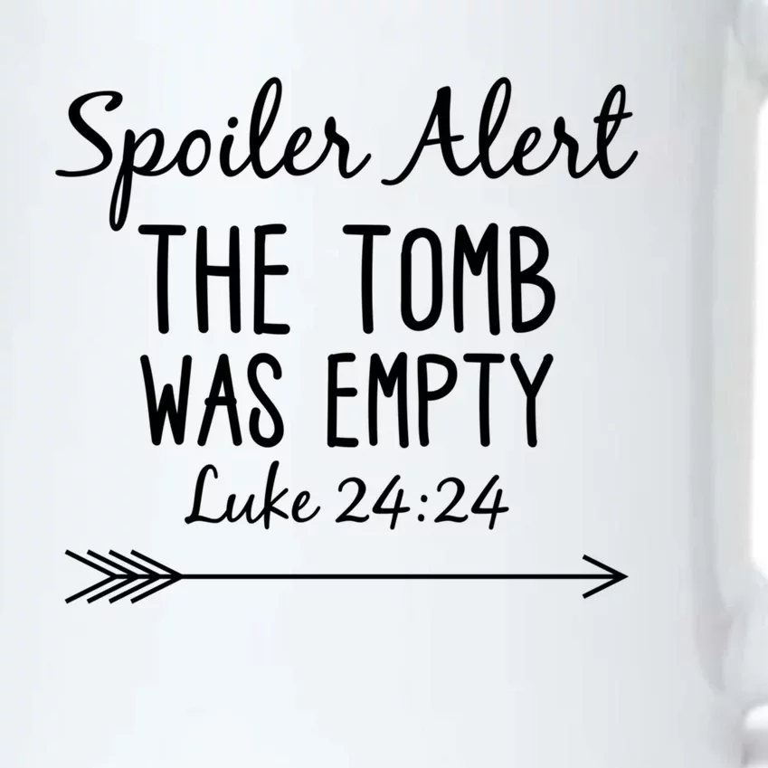 Easter He Is Risen Spoiler Alert The Tomb Is Empty Christian Gift Black Color Changing Mug