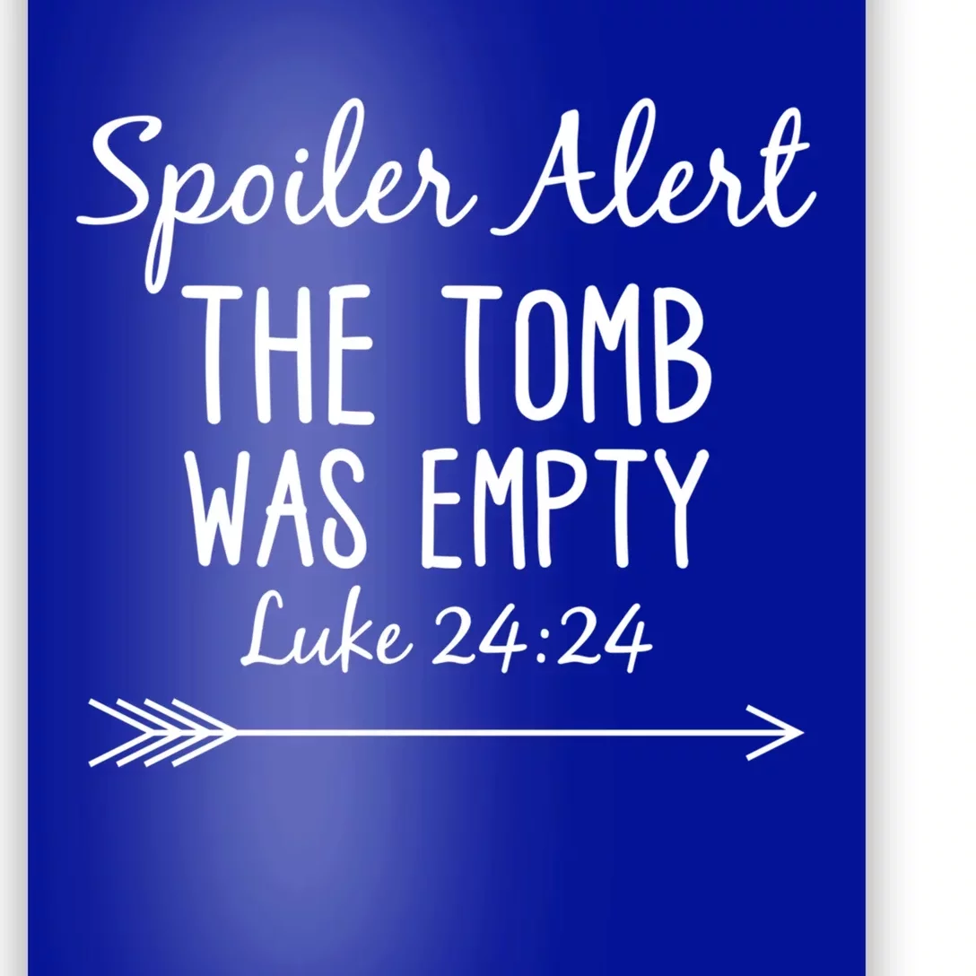 Easter He Is Risen Spoiler Alert The Tomb Is Empty Christian Gift Poster