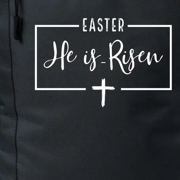 Easter He Is Risen Cross Christianity Daily Commute Backpack