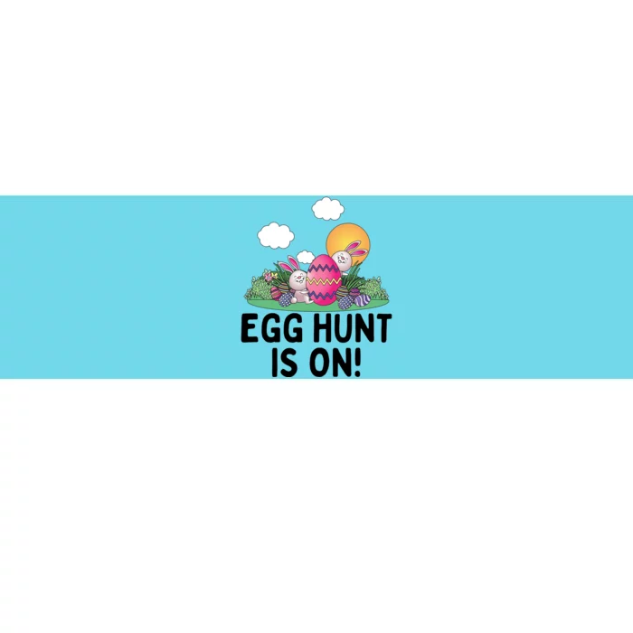 Egg Hunt Is On Funny Easter Bunny Bumper Sticker