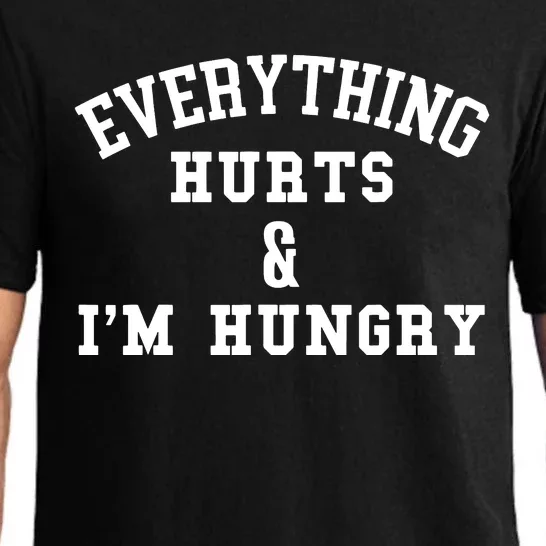 Everything Hurts Im Hungry Running Marathon Runner Pajama Set