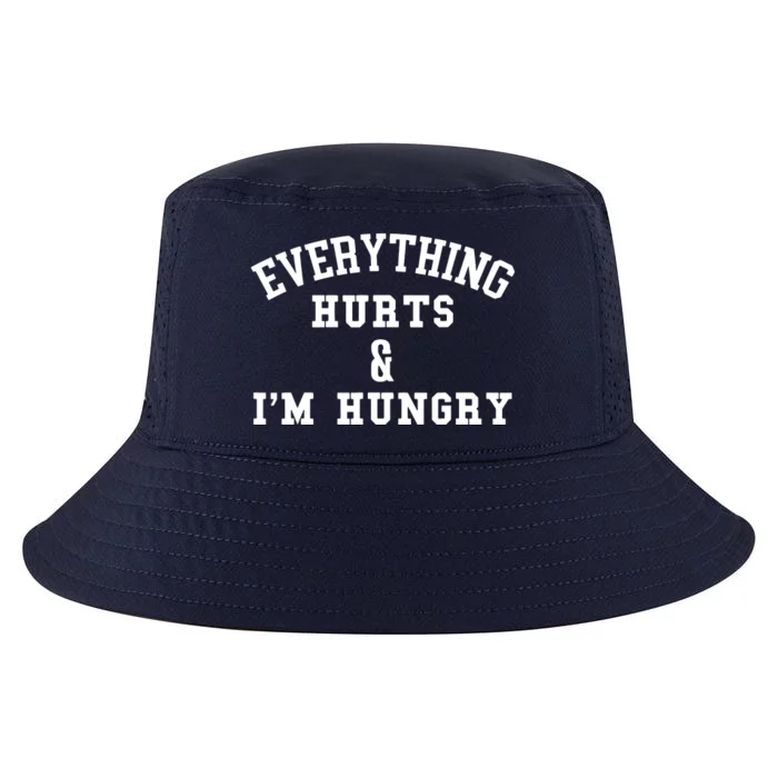 Everything Hurts Im Hungry Running Marathon Runner Cool Comfort Performance Bucket Hat