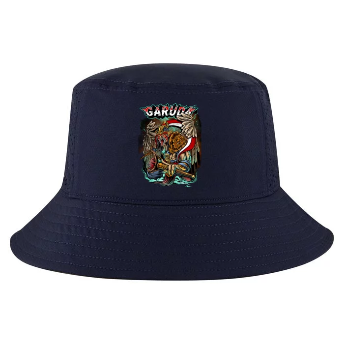 Eagle Holding Knife Cool Comfort Performance Bucket Hat