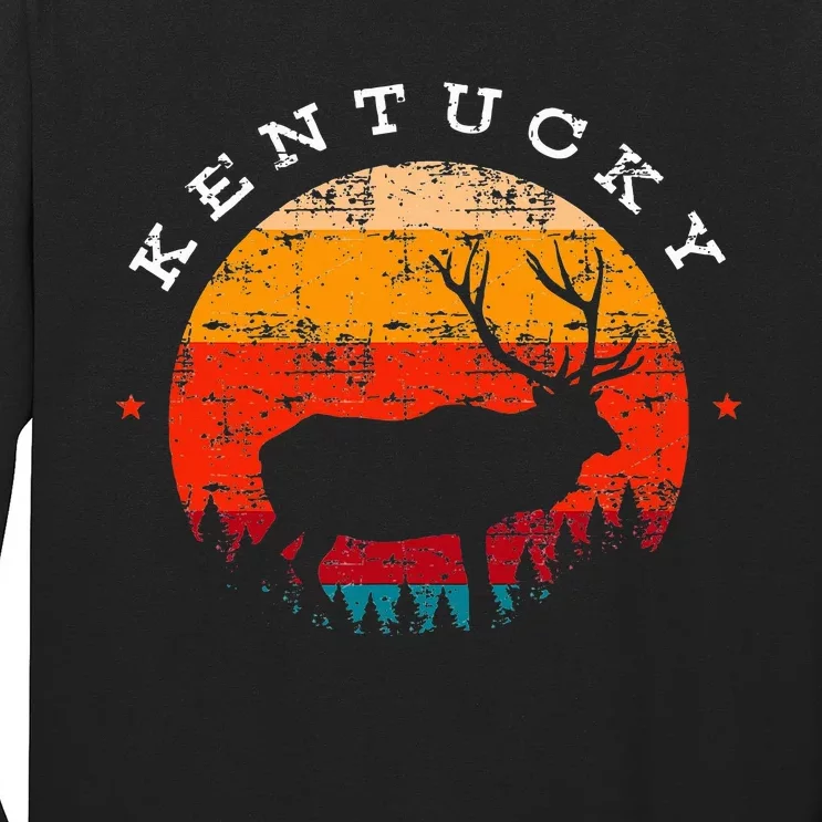 Elk Hunting Kentucky Souvenir Hunting Deer Long Sleeve Shirt