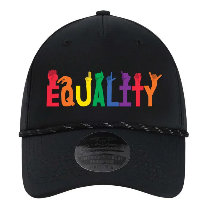 Equality Handsign Lgbtq Supporter Performance The Dyno Cap