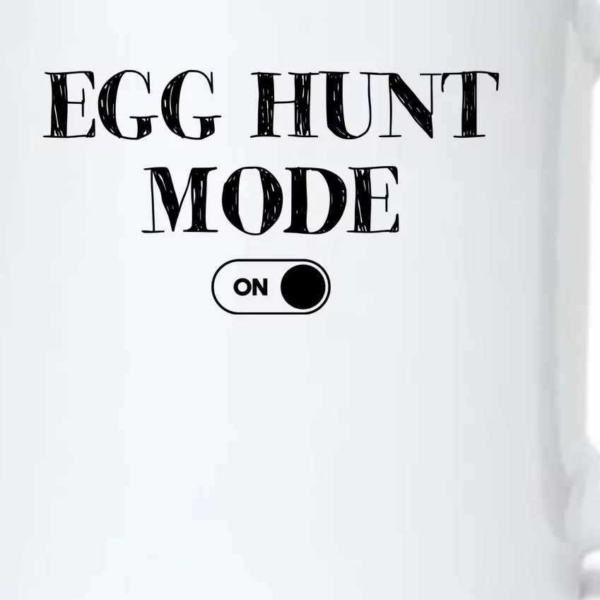 Egg Hunt Mode On Funny Easter Black Color Changing Mug