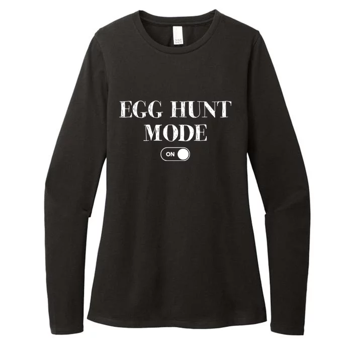 Egg Hunt Mode On Funny Easter Womens CVC Long Sleeve Shirt