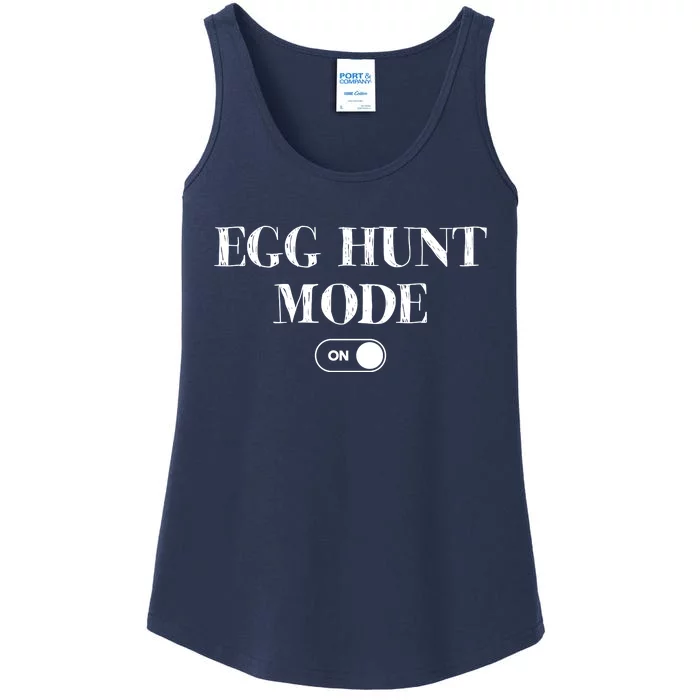 Egg Hunt Mode On Funny Easter Ladies Essential Tank