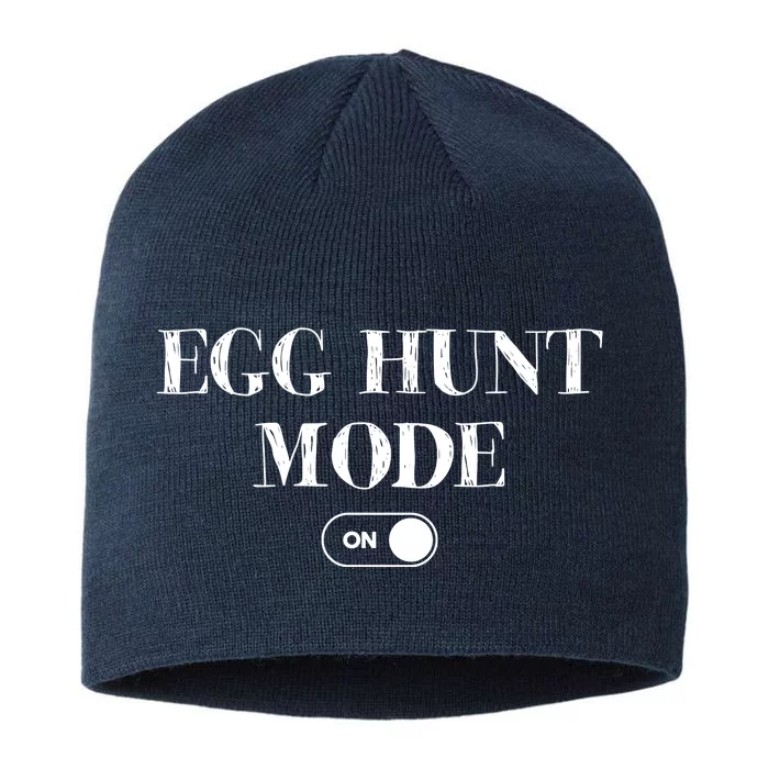 Egg Hunt Mode On Funny Easter 8 1/2in Sustainable Knit Beanie