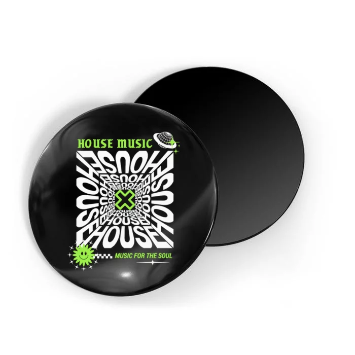 Edm  House Music Lover Raver Magnet