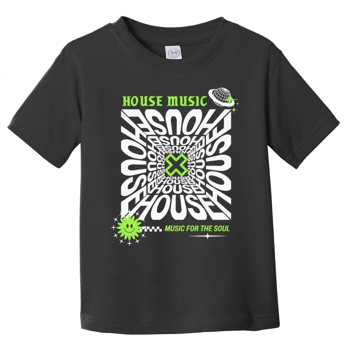 Edm  House Music Lover Raver Toddler T-Shirt