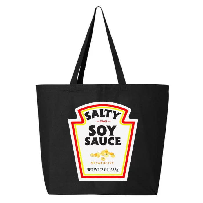 Easy Halloween Matching Costume Salty Soy Sauce Bottle Label 25L Jumbo Tote