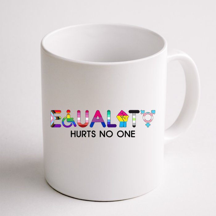 Equality Hurts No One Pride Month Support LGBT Front & Back Coffee Mug