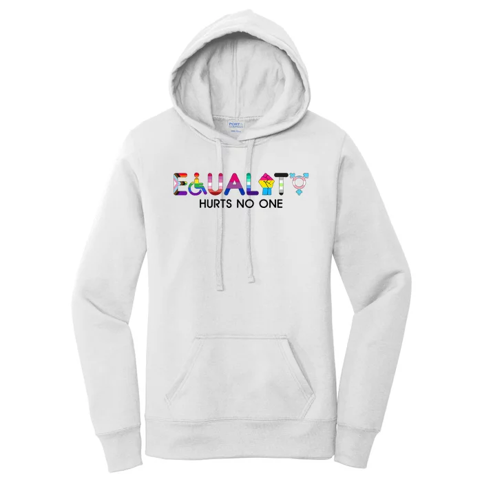 Equality Hurts No One Pride Month Support LGBT Women's Pullover Hoodie