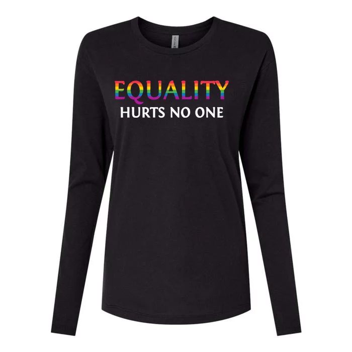 Equality Hurts No One Pride LGBT T Womens Cotton Relaxed Long Sleeve T-Shirt