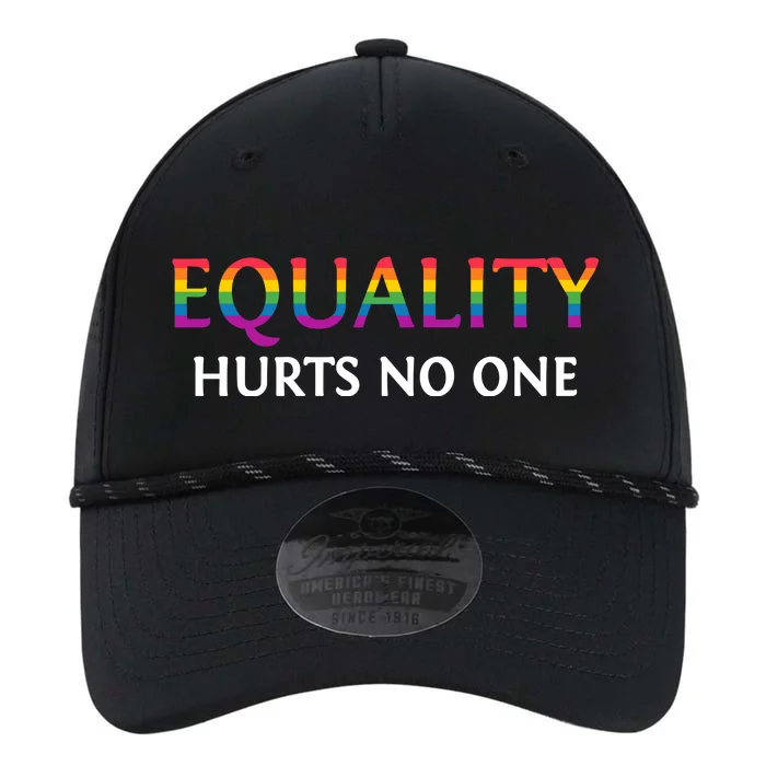 Equality Hurts No One Pride LGBT T Performance The Dyno Cap