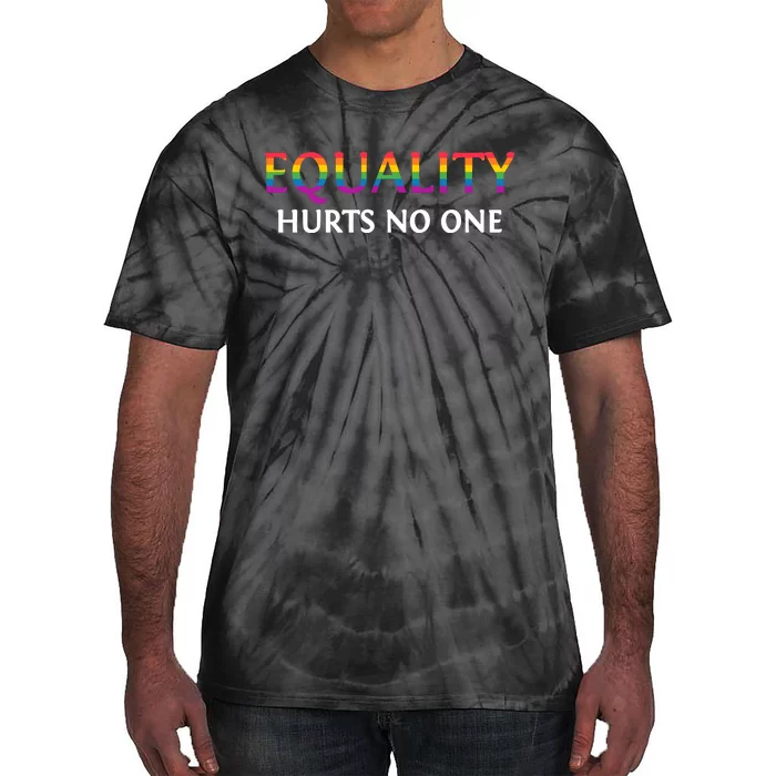 Equality Hurts No One Pride LGBT T Tie-Dye T-Shirt