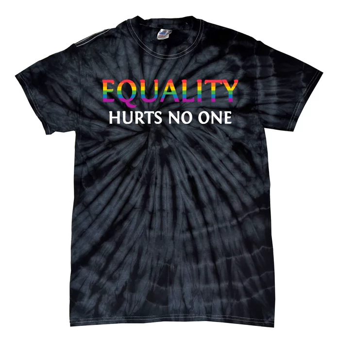 Equality Hurts No One Pride LGBT T Tie-Dye T-Shirt