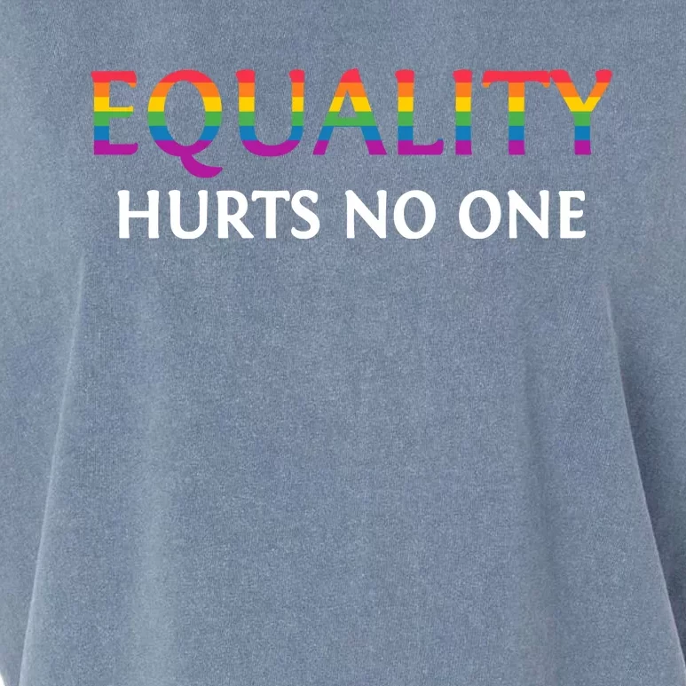 Equality Hurts No One Pride LGBT T Garment-Dyed Women's Muscle Tee