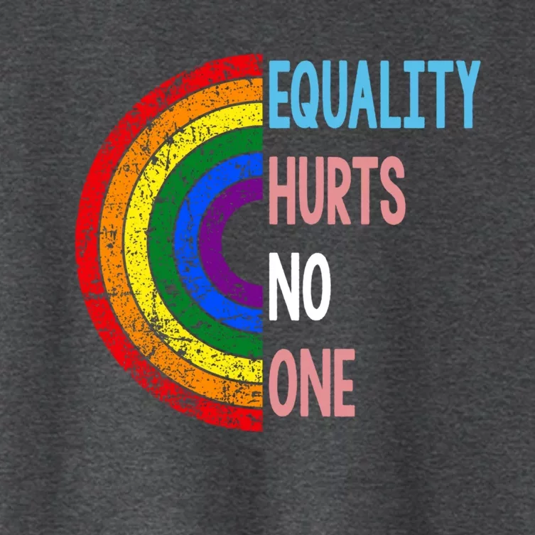 Equality Hurts No One Lgbt Pride Gift Women's Crop Top Tee