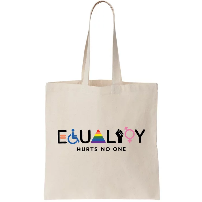 Equality Hurts No One Equal Rights Lgbtq Tote Bag