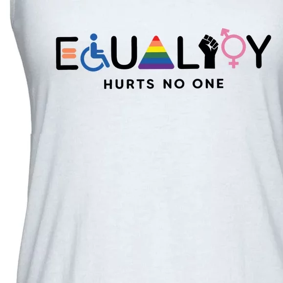 Equality Hurts No One Equal Rights Lgbtq Ladies Essential Flowy Tank