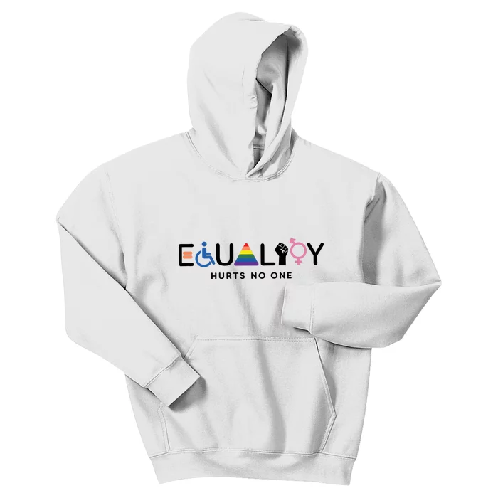 Equality Hurts No One Equal Rights Lgbtq Kids Hoodie