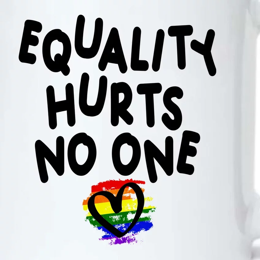 Equality Hurts No One Black Color Changing Mug