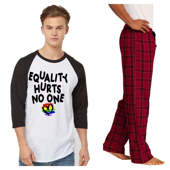 Equality Hurts No One Raglan Sleeve Pajama Set