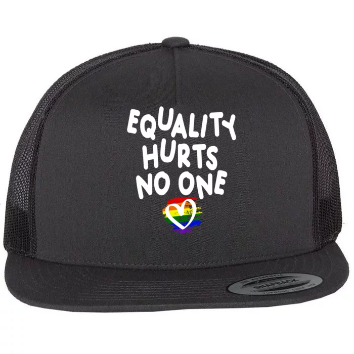 Equality Hurts No One Flat Bill Trucker Hat