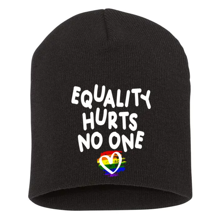 Equality Hurts No One Short Acrylic Beanie