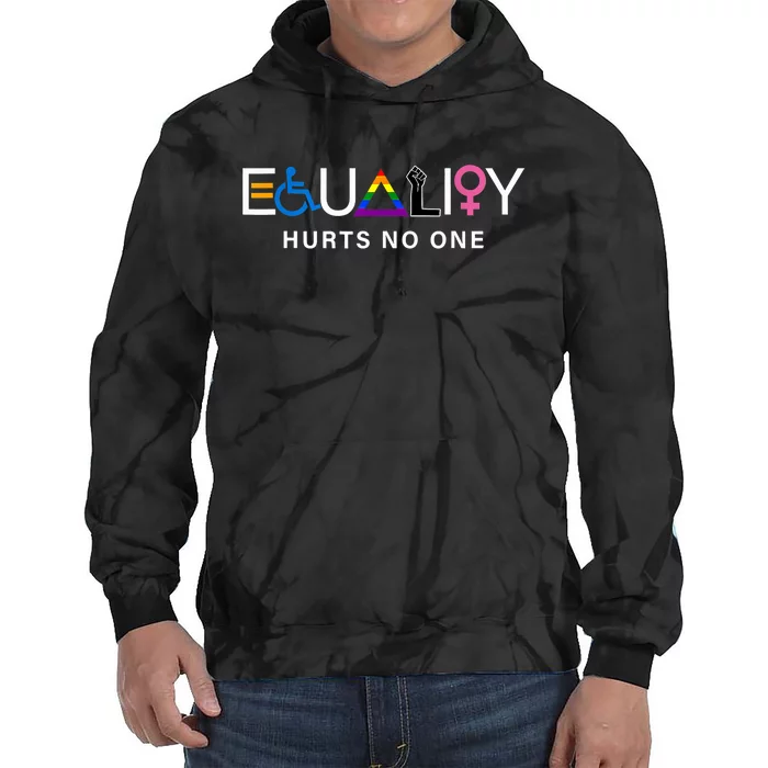 Equality Hurts No One Lgbtq Pride Human Rights Tie Dye Hoodie