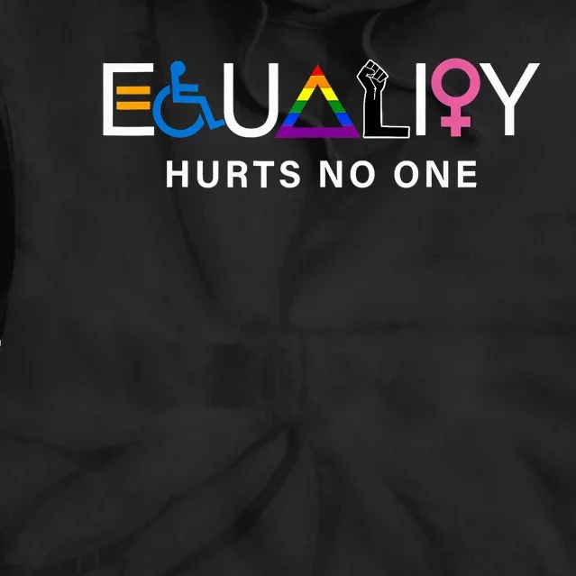 Equality Hurts No One Lgbtq Pride Human Rights Tie Dye Hoodie