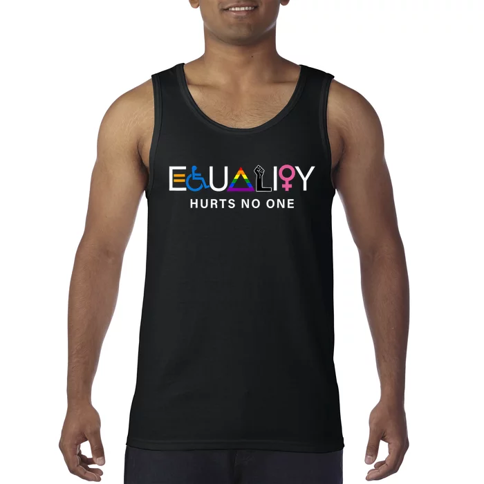 Equality Hurts No One Lgbtq Pride Human Rights Tank Top