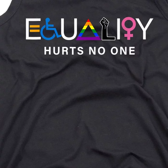 Equality Hurts No One Lgbtq Pride Human Rights Tank Top